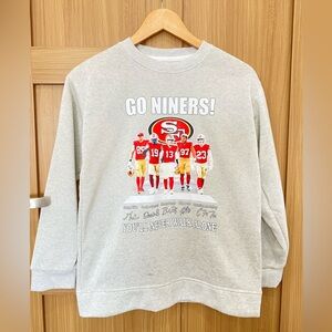 San Francisco 49ers Football Fan Gift, 'Go Niners!' Sweatshirt, NFL Sweatshirt